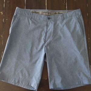Hogan Light Gray/blue Men's Golf Shorts